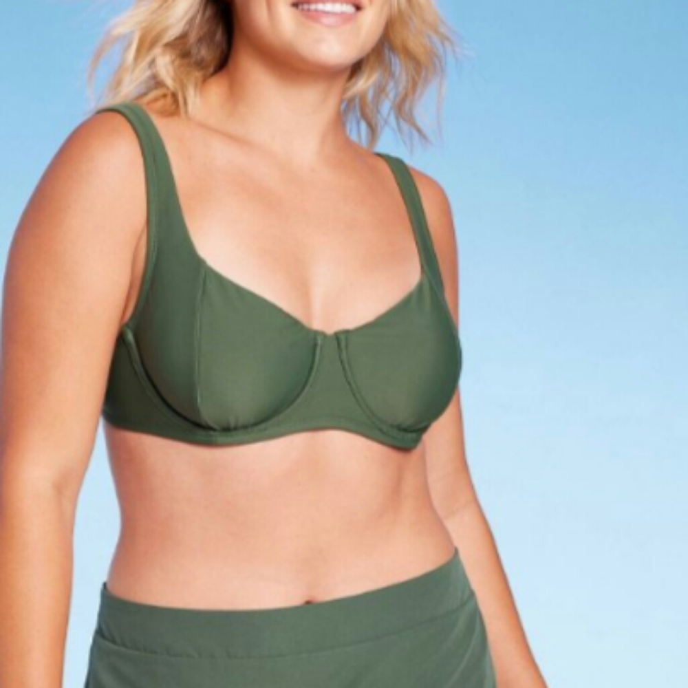 Kona sol army green swimsuit